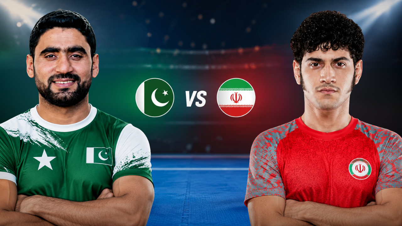 Pakistan to Host Iran for Three-Match Kabaddi Series from August 24 to 26
